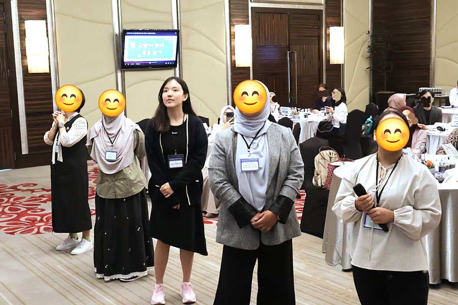 교원 연수에 참여한 필자